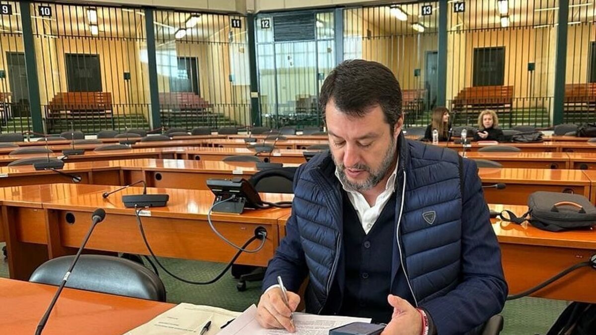 Matteo Salvini OpenArms 13 gennaio 2022
